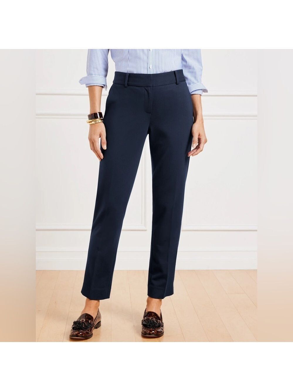 Express Navy Ankle Trouser Pants Women's Size 00S NWT
